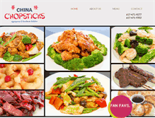 Tablet Screenshot of chinachopsticksinc.com